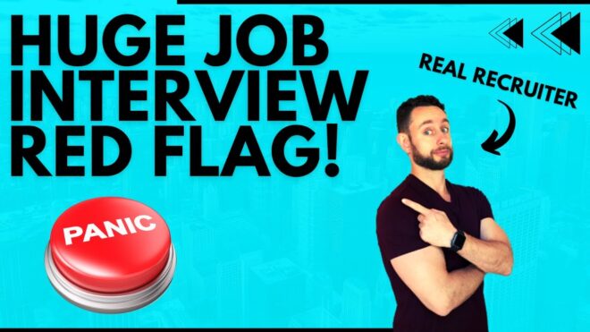 SNEAKY Job Interview RED FLAG