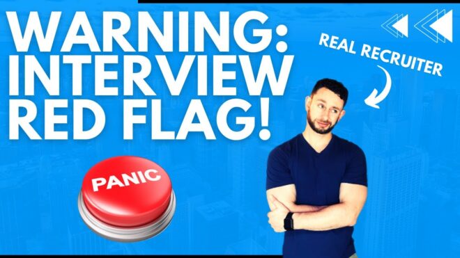 🚩INTERVIEW RED FLAG🚩#shorts #interviewtip #jobsearch