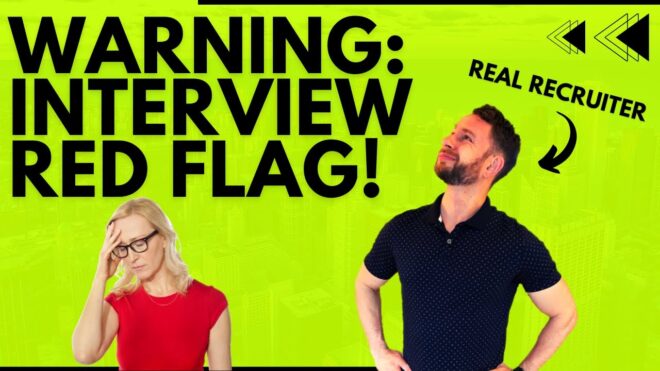 BIG Interview RED FLAG to Look Out For