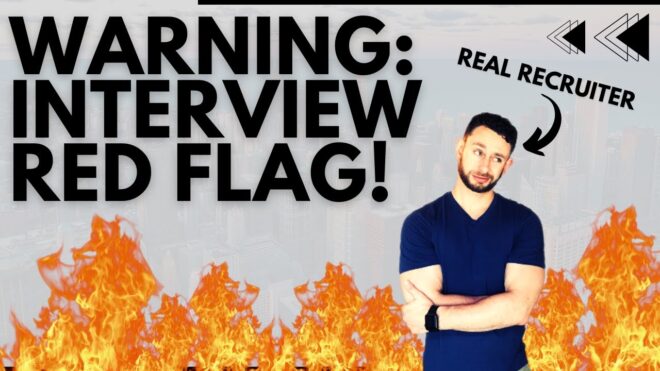 JOB INTERVIEW RED FLAGS