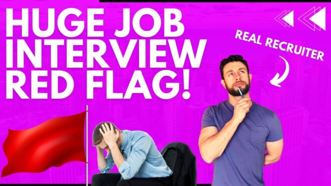 WARNING: Job Interview RED FLAG