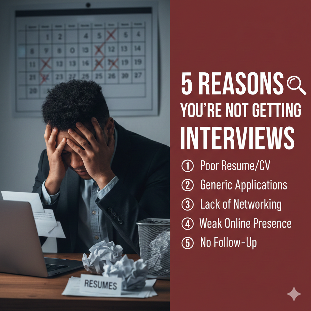 5 Reasons You’re Not Getting Interviews (And How to Fix It This Week ...