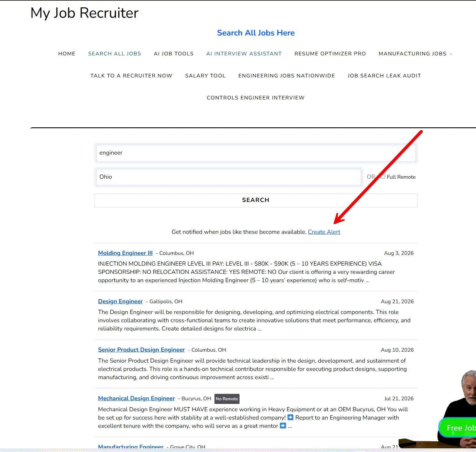 Create Job Alert on MyJobRecruiter.com